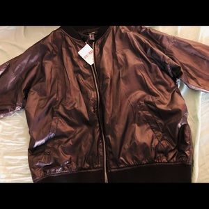 Black Forever 21 Bomber Jacket